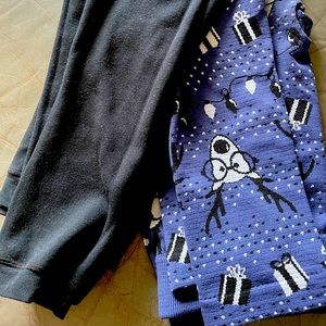 Extra warm pair of heat tech women’s footless tights/leggings.  Size L